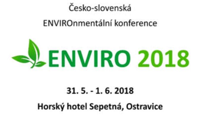 Konference ENVIRO 2018 - již za týden! Konference ENVIRO 2018 - již za týden!