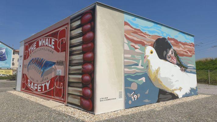 Umělci v Brně na živo pomalují dvě trafostanice Umělci v Brně na živo pomalují dvě trafostanice