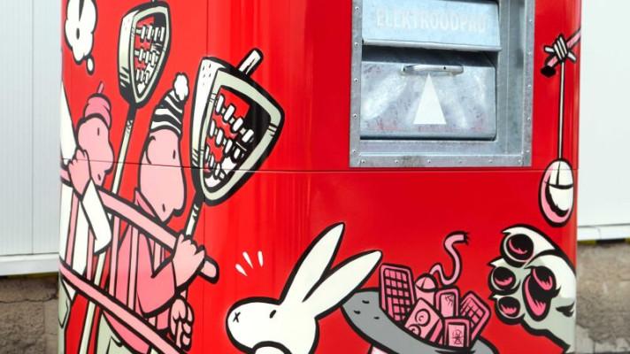 Nejoblíbenější streetartový kontejner na elektroodpad mají v Hradci Králové Nejoblíbenější streetartový kontejner na elektroodpad mají v Hradci Králové