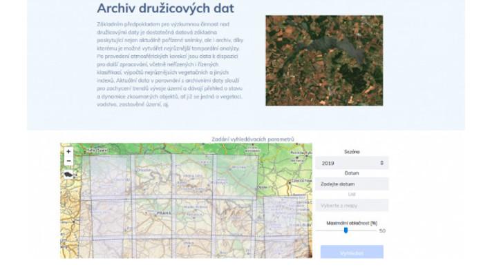 Archiv družicových dat je dostupný pro veřejnost Archiv družicových dat je dostupný pro veřejnost