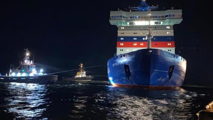 Jaderný ledoborec Arktika se vydal na svou první pracovní plavbu Jaderný ledoborec Arktika se vydal na svou první pracovní plavbu