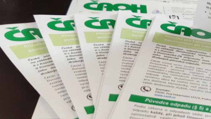 Příručka k základním povinnostem živnostníků dle nového odpadového zákona Příručka k základním povinnostem živnostníků dle nového odpadového zákona