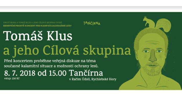 Tomáš Klus zahraje na podporu našich lesů a Hnutí DUHA