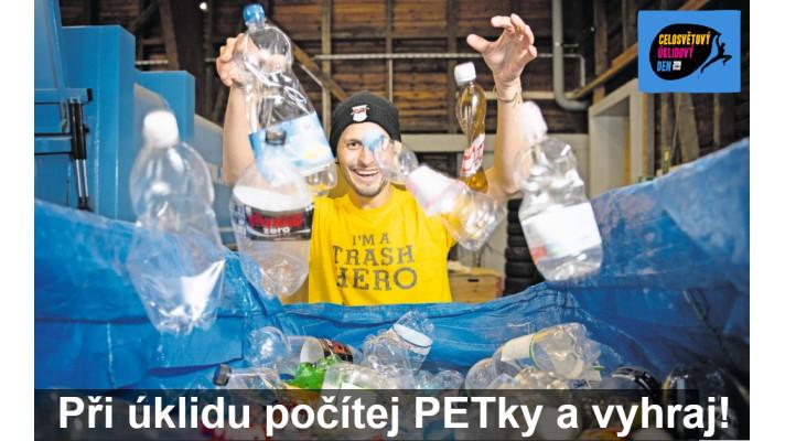 V rámci úklidového dne KMV zmapují podíl PET lahví mezi odpadky