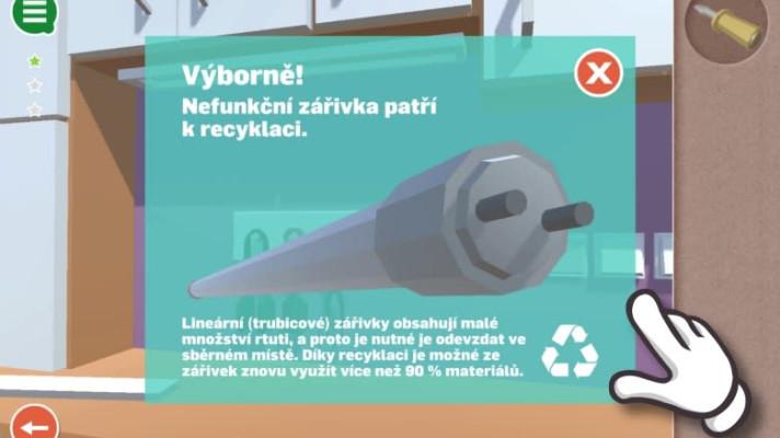 Logická mobilní hra ,,Zrecykluj to!" naučí  správně recyklovat elektrozařízení