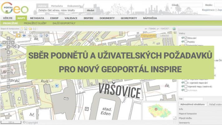Sběr podnětů pro nový Geoportál Sběr podnětů pro nový Geoportál