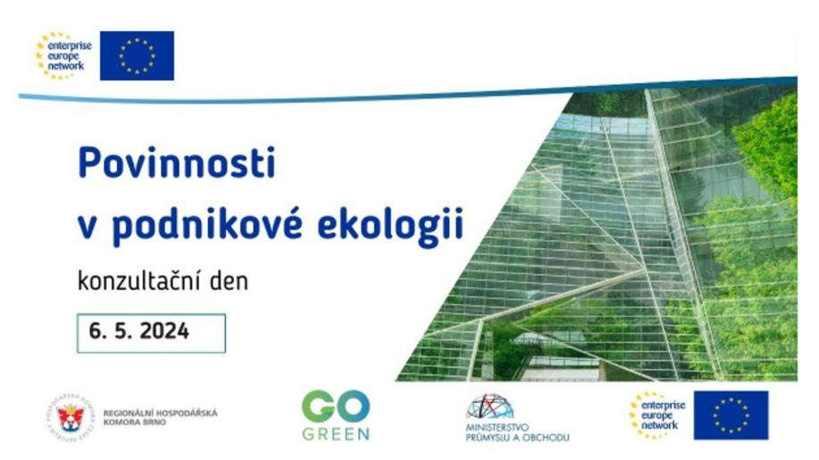 Pozvánka na konzultační den: Povinnosti podnikové ekologie