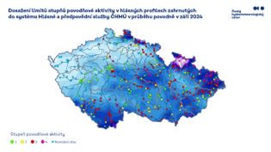 Informace ČHMÚ o hydrometeorologických aspektech povodně v září 2024