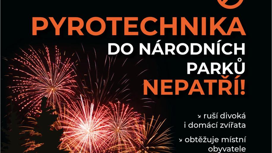 Správy KRNAP - Pyrotechnika do národního parku nepatří