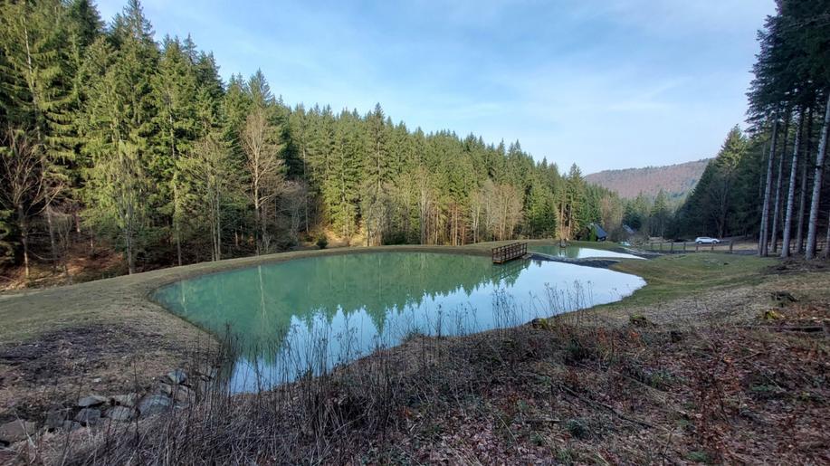 Vodní nádrže obnovily v Beskydech Lesy České republiky